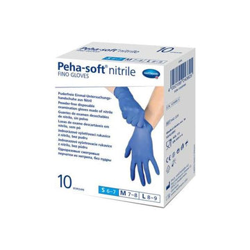Peha-Soft Nitrile  Εξαιρετικά Απαλά Εξεταστικά Γάντια Χωρίς Λάτεξ Από Συνθετικό Καουτσούκ Νιτριλίου 10 Τεμάχια